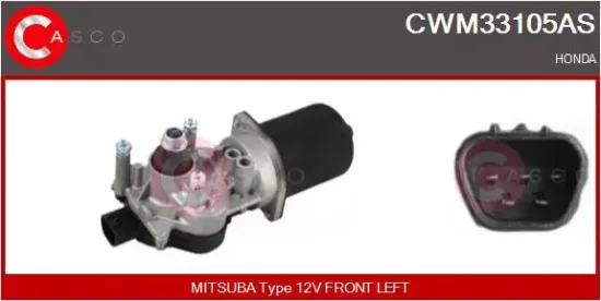Wischermotor 12 V vorne CASCO CWM33105AS Bild Wischermotor 12 V vorne CASCO CWM33105AS