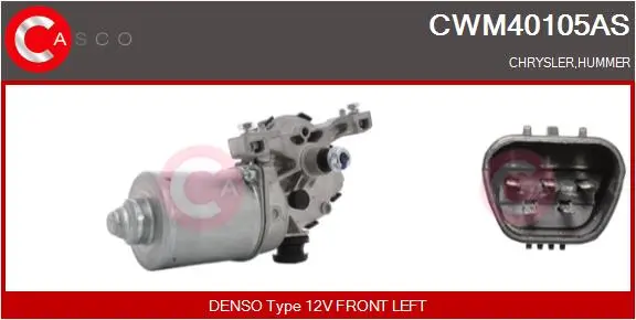 Wischermotor 12 V vorne CASCO CWM40105AS