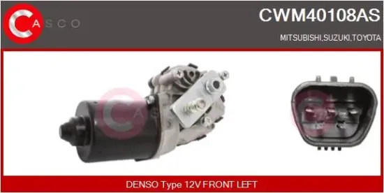 Wischermotor 12 V vorne CASCO CWM40108AS Bild Wischermotor 12 V vorne CASCO CWM40108AS