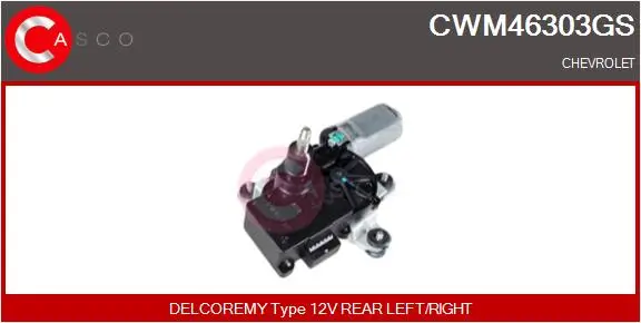 Wischermotor 12 V hinten CASCO CWM46303GS