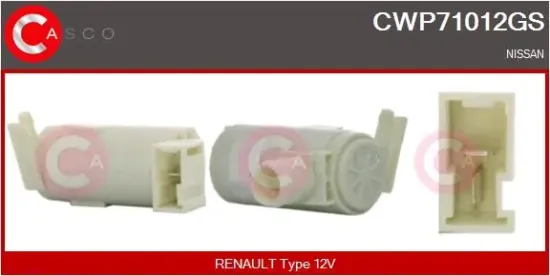 Waschwasserpumpe, Scheibenreinigung 12 V vorne CASCO CWP71012GS Bild Waschwasserpumpe, Scheibenreinigung 12 V vorne CASCO CWP71012GS
