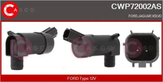 Waschwasserpumpe, Scheibenreinigung 12 V CASCO CWP72002AS Bild Waschwasserpumpe, Scheibenreinigung 12 V CASCO CWP72002AS