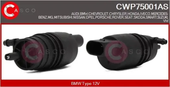 Waschwasserpumpe, Scheibenreinigung 12 V CASCO CWP75001AS Bild Waschwasserpumpe, Scheibenreinigung 12 V CASCO CWP75001AS