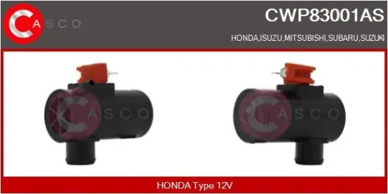 Waschwasserpumpe, Scheibenreinigung 12 V CASCO CWP83001AS Bild Waschwasserpumpe, Scheibenreinigung 12 V CASCO CWP83001AS