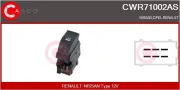Schalter, Fensterheber 12 V beifahrerseitig CASCO CWR71002AS