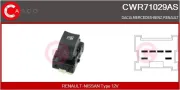 Schalter, Fensterheber 12 V beifahrerseitig CASCO CWR71029AS
