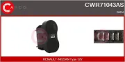 Schalter, Fensterheber 12 V fahrerseitig CASCO CWR71043AS