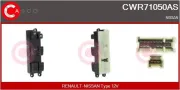 Schalter, Fensterheber 12 V vorne CASCO CWR71050AS