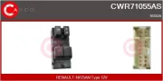 Schalter, Fensterheber 12 V vorne CASCO CWR71055AS