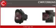 Schalter, Fensterheber 12 V beifahrerseitig fahrerseitig CASCO CWR72002AS
