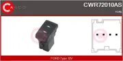 Schalter, Fensterheber 12 V beifahrerseitig CASCO CWR72010AS