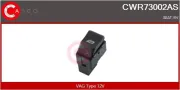 Schalter, Fensterheber 12 V beifahrerseitig fahrerseitig CASCO CWR73002AS