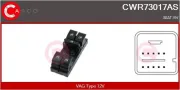 Schalter, Fensterheber 12 V fahrerseitig CASCO CWR73017AS