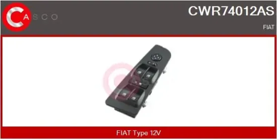 Schalter, Fensterheber 12 V fahrerseitig CASCO CWR74012AS Bild Schalter, Fensterheber 12 V fahrerseitig CASCO CWR74012AS