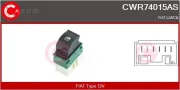 Schalter, Fensterheber 12 V fahrerseitig CASCO CWR74015AS