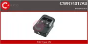 Schalter, Fensterheber 12 V fahrerseitig CASCO CWR74017AS