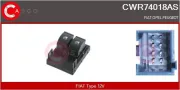 Schalter, Fensterheber 12 V fahrerseitig CASCO CWR74018AS