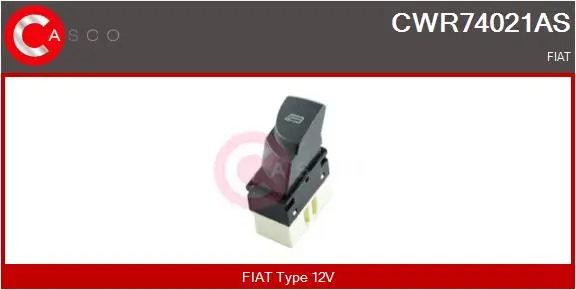 Schalter, Fensterheber 12 V fahrerseitig CASCO CWR74021AS
