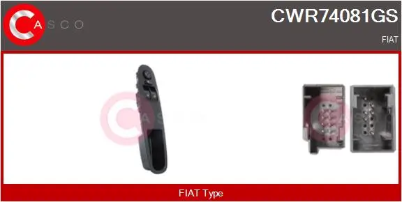 Schalter, Fensterheber vorne links CASCO CWR74081GS