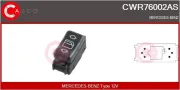 Schalter, Fensterheber 12 V beifahrerseitig CASCO CWR76002AS