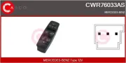 Schalter, Fensterheber 12 V fahrerseitig CASCO CWR76033AS