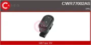 Schalter, Fensterheber 12 V beifahrerseitig CASCO CWR77002AS