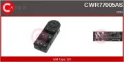 Schalter, Fensterheber 12 V fahrerseitig CASCO CWR77005AS