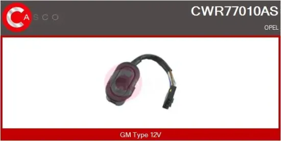 Schalter, Fensterheber 12 V beifahrerseitig CASCO CWR77010AS Bild Schalter, Fensterheber 12 V beifahrerseitig CASCO CWR77010AS