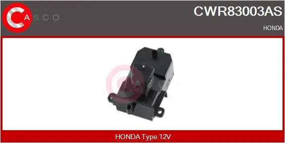 Schalter, Fensterheber 12 V hinten CASCO CWR83003AS