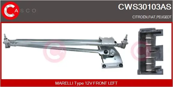 Scheibenreinigungsanlage 12 V vorne CASCO CWS30103AS