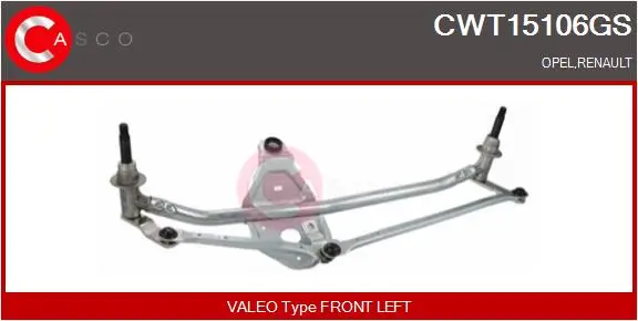 Wischergestänge vorne CASCO CWT15106GS