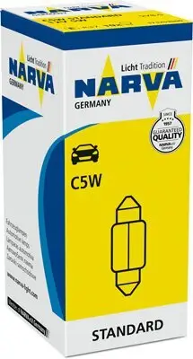 Glühlampe, Kennzeichenleuchte 12 V 5 W C5W NARVA 171253000 Bild Glühlampe, Kennzeichenleuchte 12 V 5 W C5W NARVA 171253000