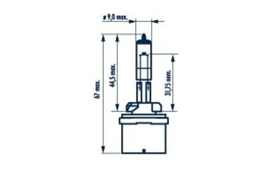 Glühlampe, Nebelscheinwerfer 12 V 27 W H27W/1 NARVA 480413000 Bild Glühlampe, Nebelscheinwerfer 12 V 27 W H27W/1 NARVA 480413000