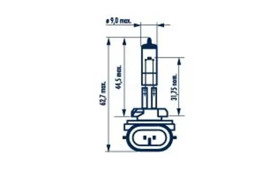 Glühlampe, Nebelscheinwerfer 12 V 27 W H27W/2 NARVA 480423000 Bild Glühlampe, Nebelscheinwerfer 12 V 27 W H27W/2 NARVA 480423000