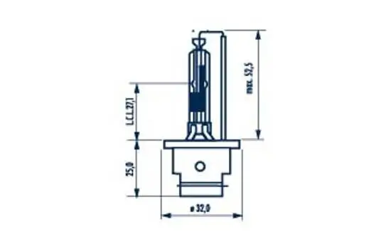 Glühlampe, Fernscheinwerfer 85 V 35 W D2R (Gasentladungslampe) NARVA 840063000