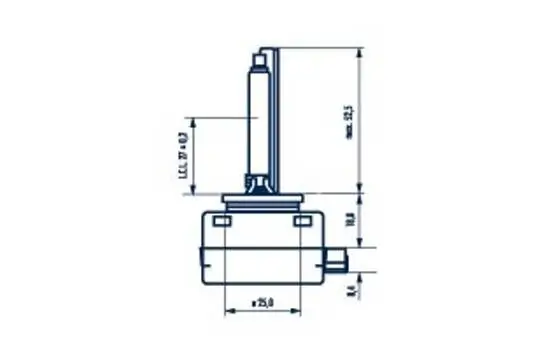 Glühlampe, Fernscheinwerfer 42 V 35 W D3S (Gasentladungslampe) NARVA 840323000 Bild Glühlampe, Fernscheinwerfer 42 V 35 W D3S (Gasentladungslampe) NARVA 840323000