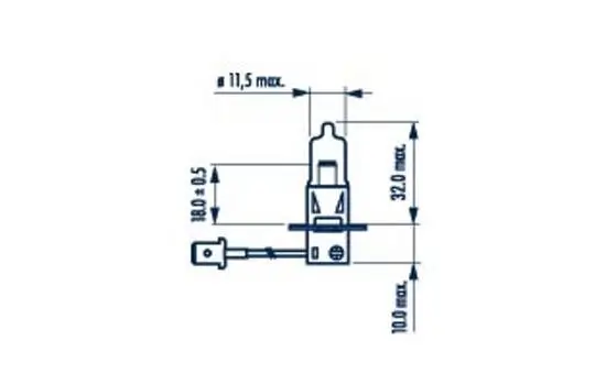 Glühlampe, Fernscheinwerfer 24 V 70 W H3 NARVA 487093000 Bild Glühlampe, Fernscheinwerfer 24 V 70 W H3 NARVA 487093000