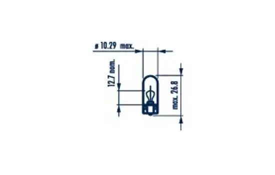 Glühlampe, Blinkleuchte 12 V 3 W W3W NARVA 170973000 Bild Glühlampe, Blinkleuchte 12 V 3 W W3W NARVA 170973000