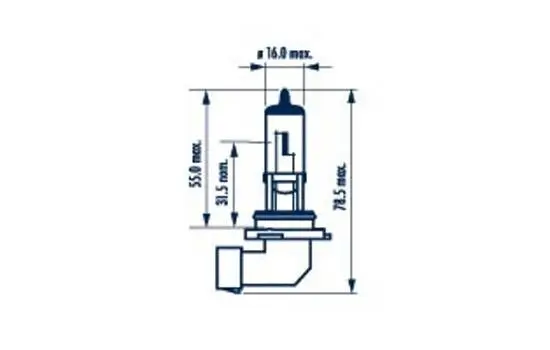 Glühlampe, Fernscheinwerfer 12 V 51 W HB4 NARVA 486133000 Bild Glühlampe, Fernscheinwerfer 12 V 51 W HB4 NARVA 486133000