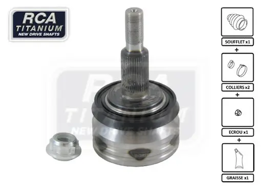Gelenksatz, Antriebswelle radseitig RCA FRANCE AV92 Bild Gelenksatz, Antriebswelle radseitig RCA FRANCE AV92