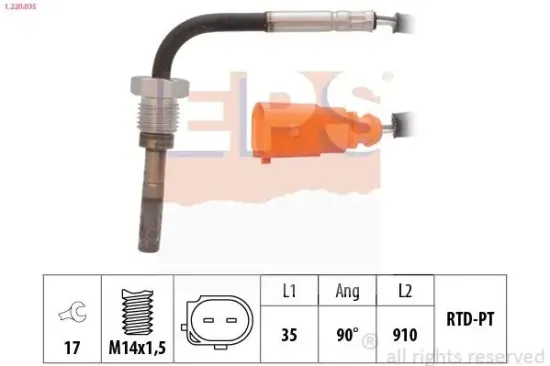 Sensor, Abgastemperatur EPS 1.220.035 Bild Sensor, Abgastemperatur EPS 1.220.035