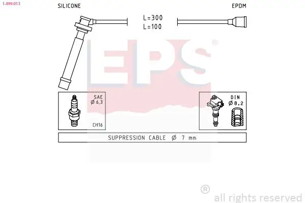 Zündleitungssatz EPS 1.499.013