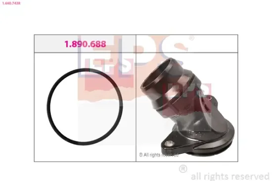 Kühlmittelflansch EPS 1.660.743R Bild Kühlmittelflansch EPS 1.660.743R