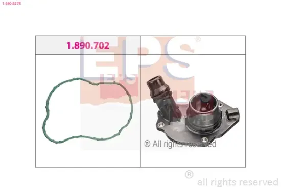 Kühlmittelflansch EPS 1.660.827R Bild Kühlmittelflansch EPS 1.660.827R