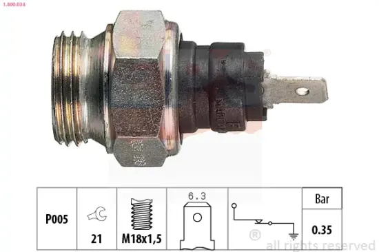 Öldruckschalter EPS 1.800.034 Bild Öldruckschalter EPS 1.800.034