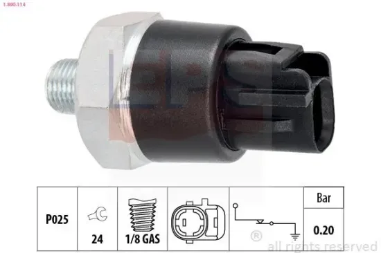 Öldruckschalter EPS 1.800.114 Bild Öldruckschalter EPS 1.800.114