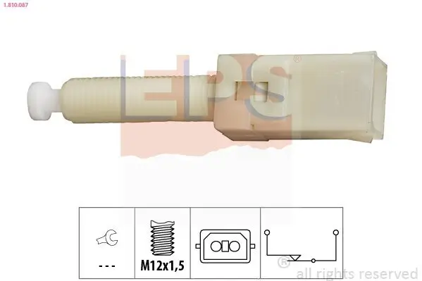 Bremslichtschalter EPS 1.810.087