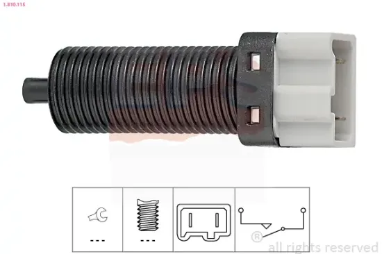 Schalter, Kupplungsbetätigung (GRA) EPS 1.810.115 Bild Schalter, Kupplungsbetätigung (GRA) EPS 1.810.115