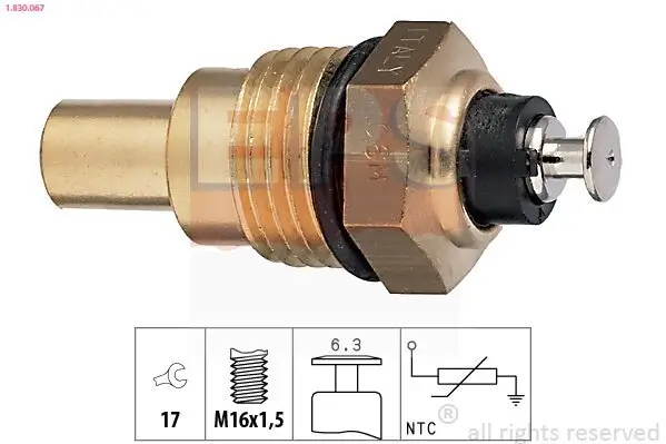 Sensor, Kühlmitteltemperatur EPS 1.830.067