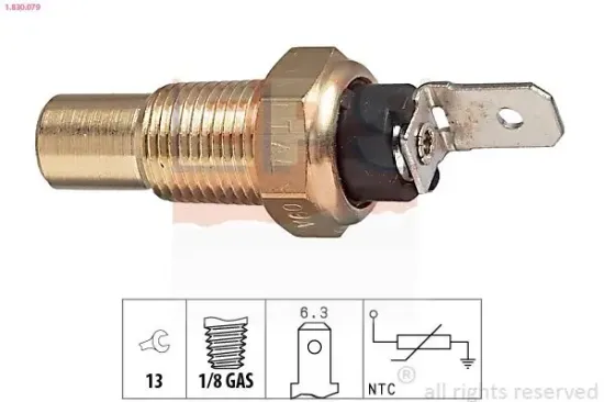 Sensor, Kühlmitteltemperatur EPS 1.830.079 Bild Sensor, Kühlmitteltemperatur EPS 1.830.079